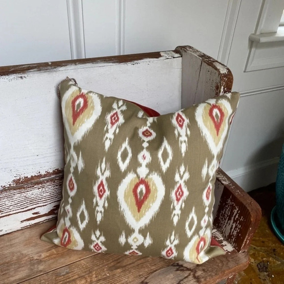 Custom Made Ikat Pillow Cover - Picture 4 of 5